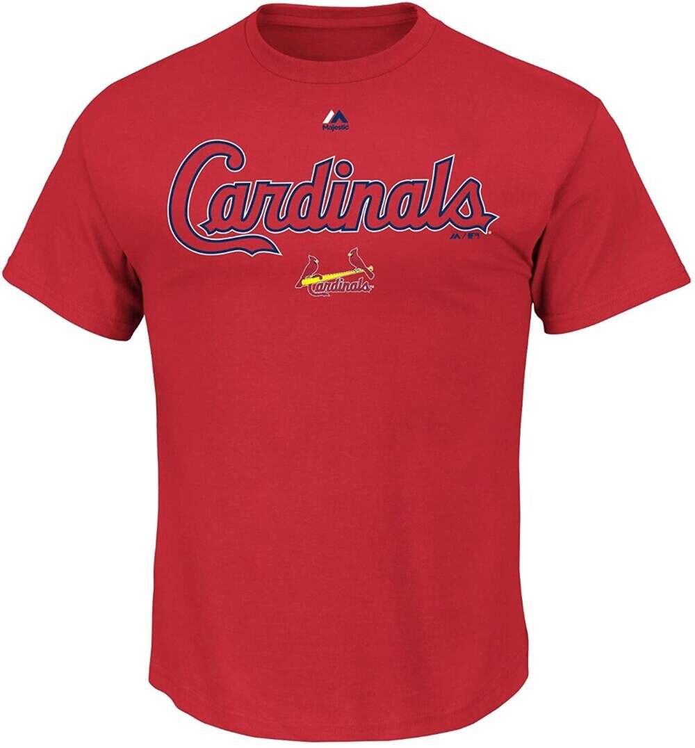 Majestic St. Louis Cardinals Series Sweep Red T-Shirt (S)